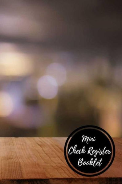 Mini Check Register Booklet: Check Log