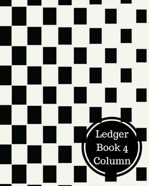 Ledger Book 4 Column: 4 Column Columnar
