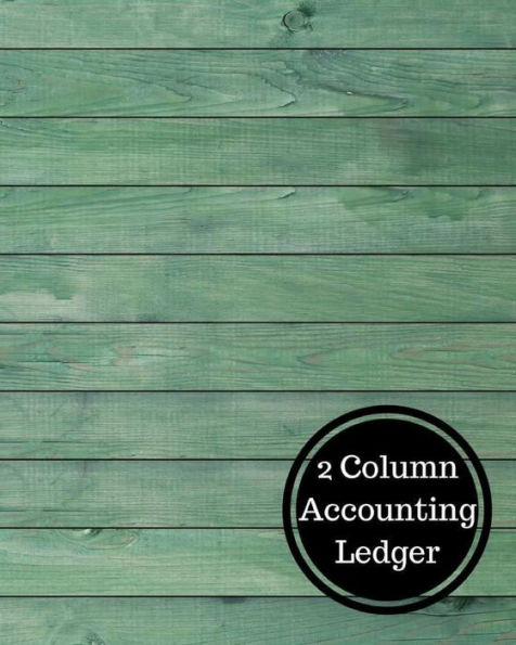 2 Column Accounting Ledger: Two Columnar Format