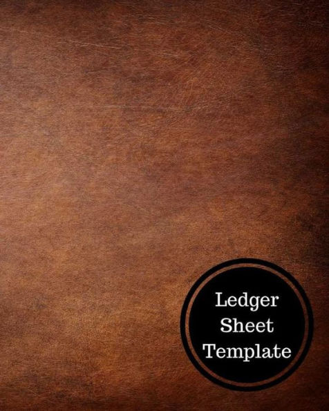 Ledger Sheet Template: Two Columnar Format