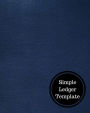 Simple Ledger Template: Two Columnar Format