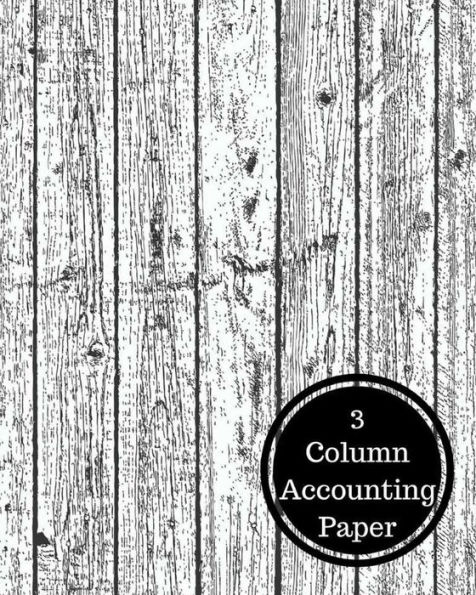 3 Column Accounting Paper: Three Columnar Format