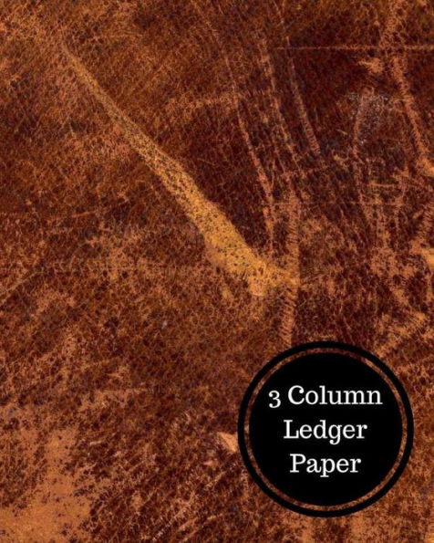 3 Column Ledger Paper: Three Columnar Format