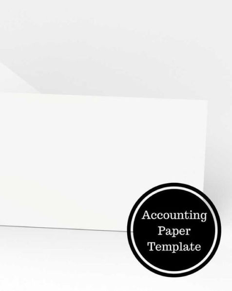 Accounting Paper Template: Three Columnar Format