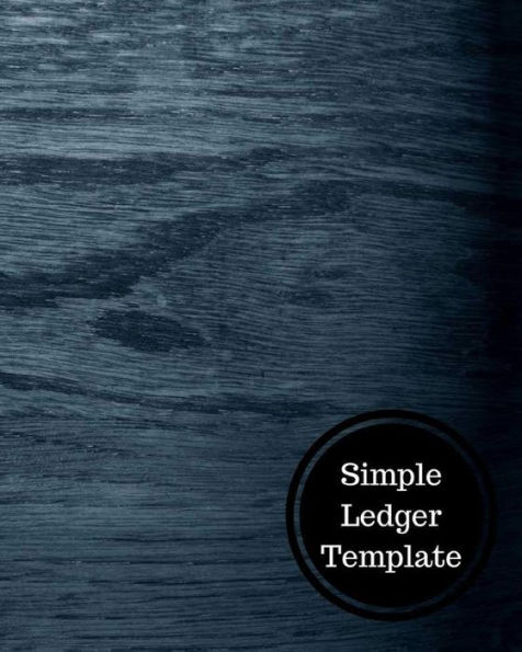 Simple Ledger Template: Three Columnar Format