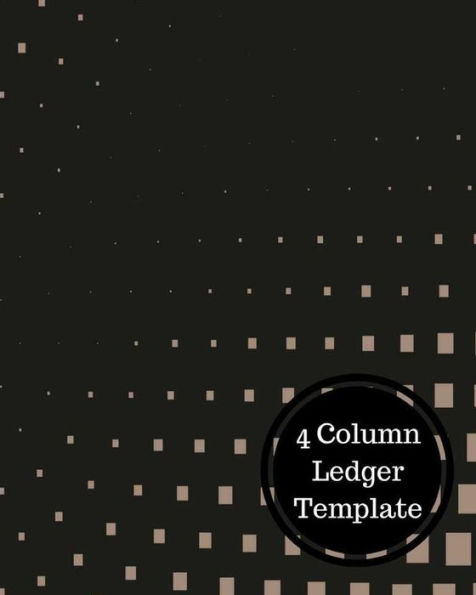 4 Column Ledger Template: 4 Column Columnar