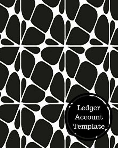 Ledger Account Template: 4 Column Columnar