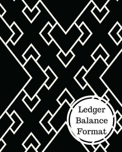 Ledger Balance Format: 4 Column Columnar