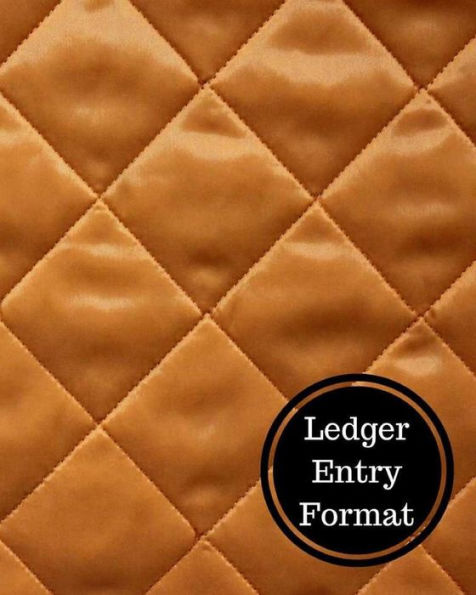 Ledger Entry Format: Columnar 5 Column