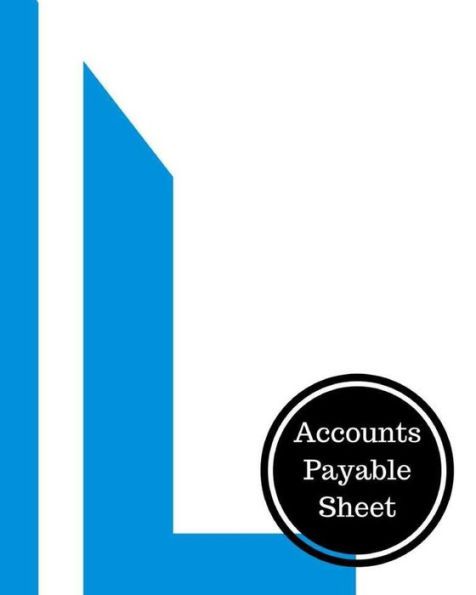 Accounts Payable Sheet: Accounts Payable Book