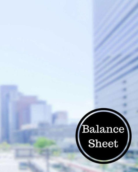 Balance Sheet: Balance Sheet Book