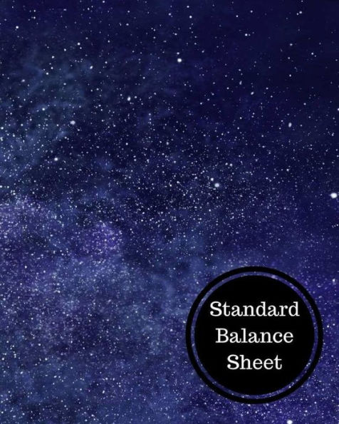 Standard Balance Sheet: Balance Sheet Book