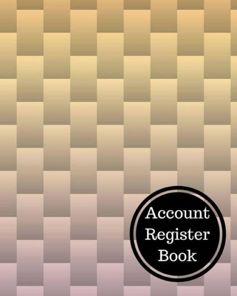 Account Register Book: Bank Deposit Book
