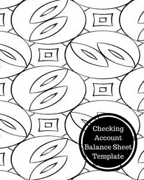 Checking Account Balance Sheet Template: Bank Transaction Register