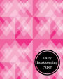 Daily Bookkeeping Paper: Daily Bookkeeping Record
