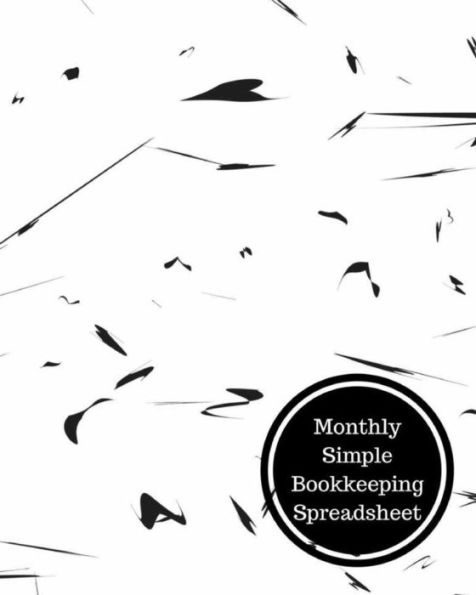 Monthly Simple Bookkeeping Spreadsheet: Monthly Bookkeeping Log