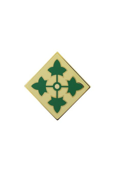 Hardcover 4th Infantry Division Unit Insignia U S Army Journal: Take Notes, Write Down Memories in this 150 Page Lined Journal