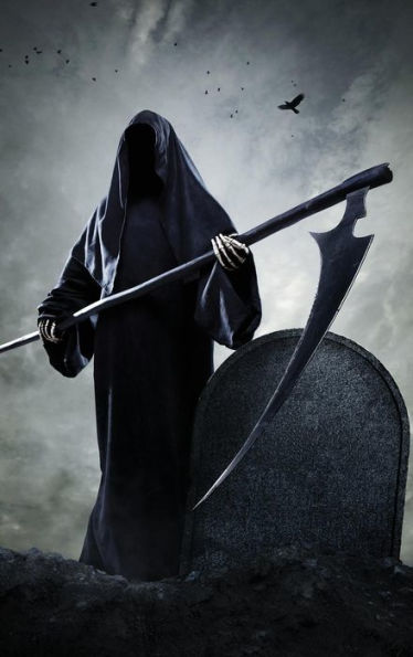 Hardcover Grim Reaper at the Graveyard Journal: 100 Page Lined Journal