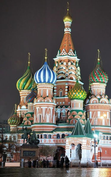 Hardcover Saint Basil Cathedral in Moscow, Russia Journal: 100 Page Lined Journal