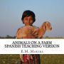 Animals on a Farm Spanish Teaching Version