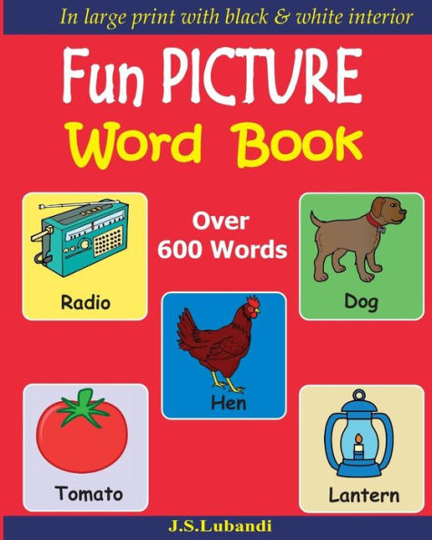 Fun PICTURE Word Book (Black & White)