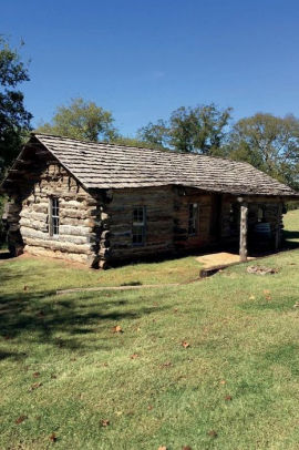 Log Cabin In Pawnee Oklahoma Journal 150 Page Lined Notebook