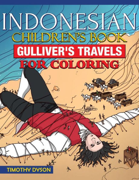 Indonesian Children's Book: Gulliver's Travels for Coloring