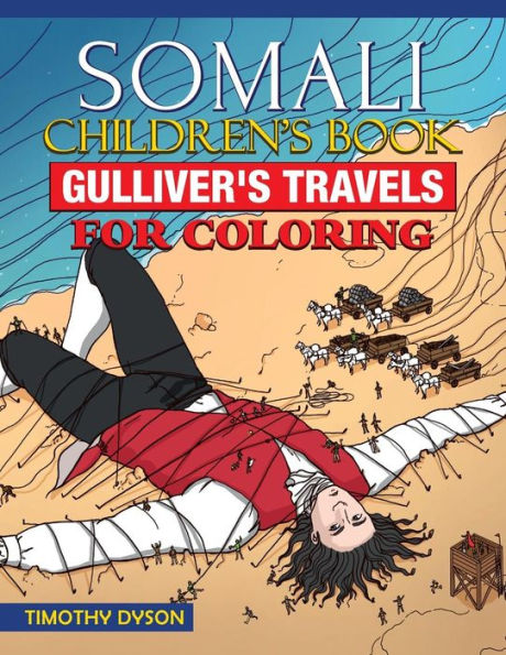 Somali Children's Book: Gulliver's Travels for Coloring
