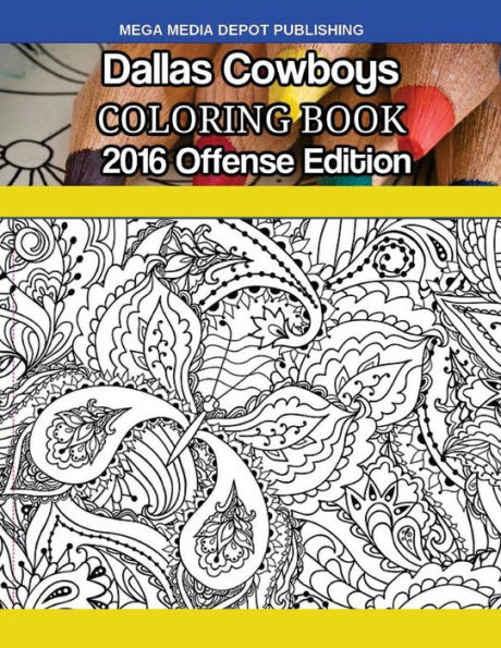 Dallas Cowboys 2016 Offense Coloring Book