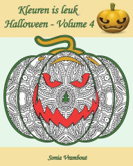 Title: Kleuren is leuk - Halloween - Volume 4: 25 leuke pompoenen om in te kleuren, Author: Sonia Vrambout