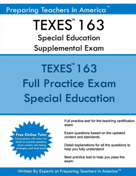 TEXES 163 Special Education Supplemental Exam: TEXES 163 Exam