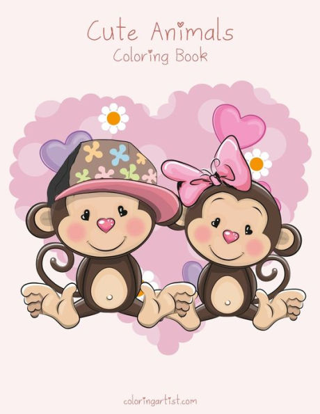 Cute Animals Coloring Book 1