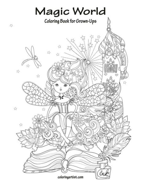 Magic World Coloring Book for Grown-Ups 1