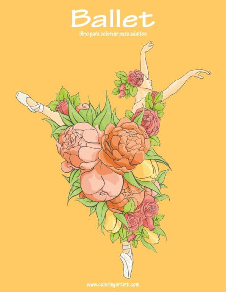 Ballet libro para colorear para adultos 1