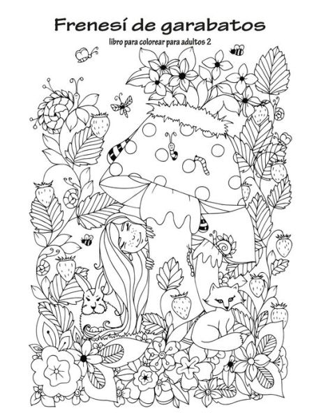 Frenesí de garabatos libro para colorear para adultos