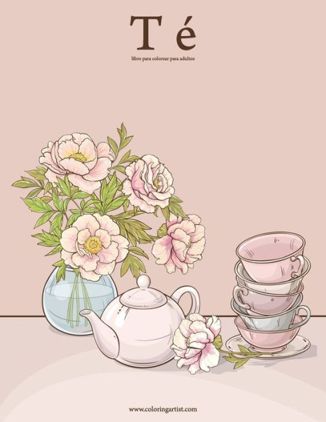 Té libro para colorear para adultos 1
