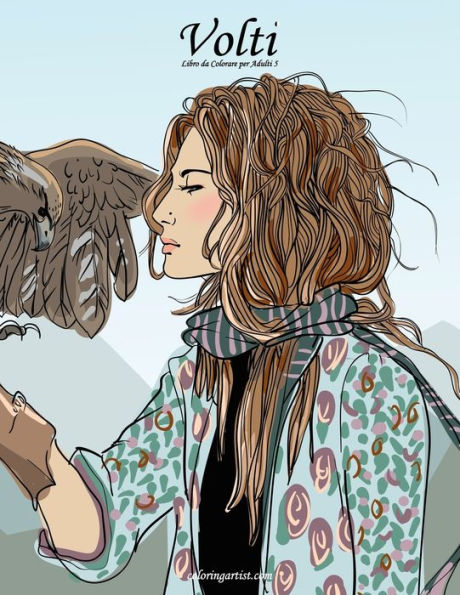 Volti Libro da Colorare per Adulti 5