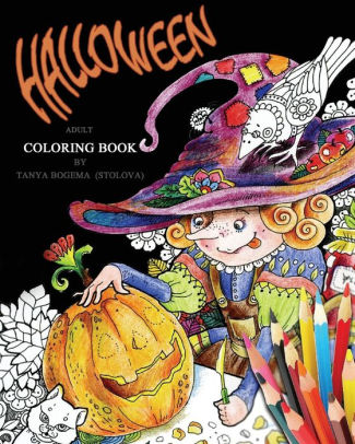 Download Halloween Adult Coloring Book By Tatiana Bogema Stolova Paperback Barnes Noble