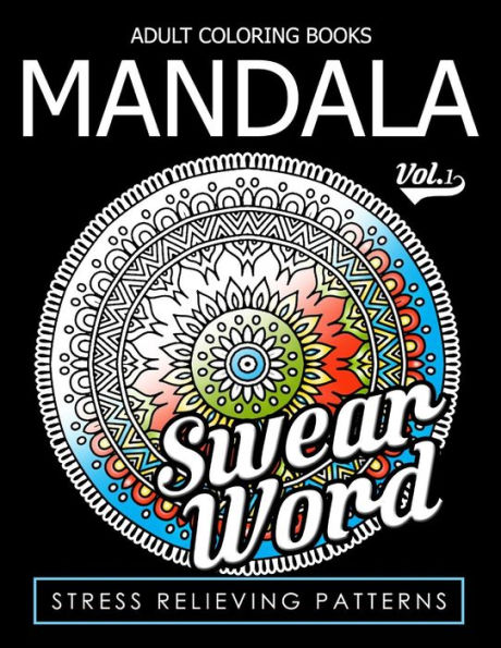 Adult Coloring Books Mandala Vol.1