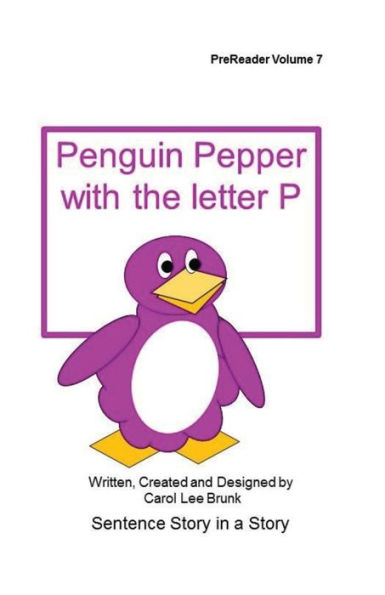 Penguin Pepper with the letter P: Penguin Pepper with the letter P