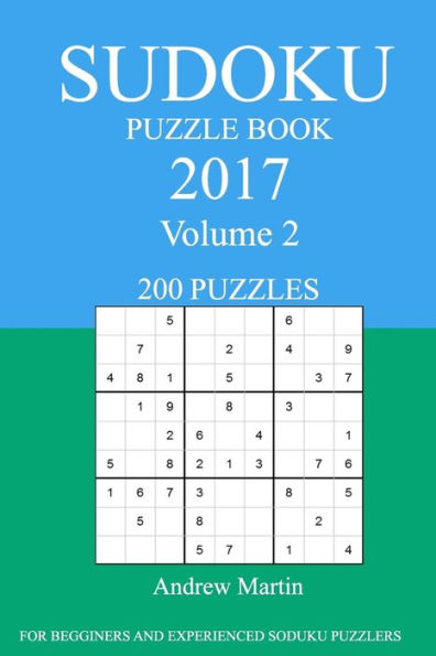 Sudoku Puzzle Book: 2017 Edition