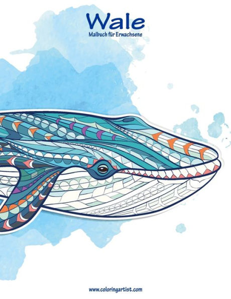 Wale-Malbuch für Erwachsene 1