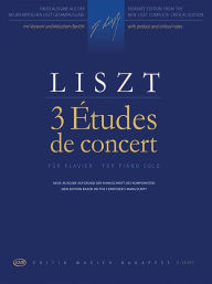 Title: 3 Etudes de Concert: For Piano Solo, Author: Franz Liszt