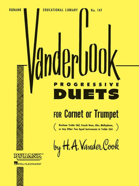 Vandercook Progressive Duets for Cornet or Trumpet