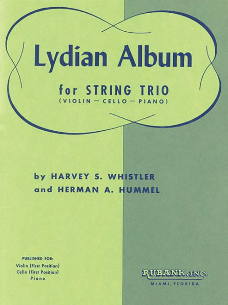 Lydian Album: Violin, Cello and Piano