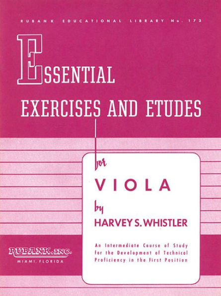 Essential Exercises and Etudes for Viola