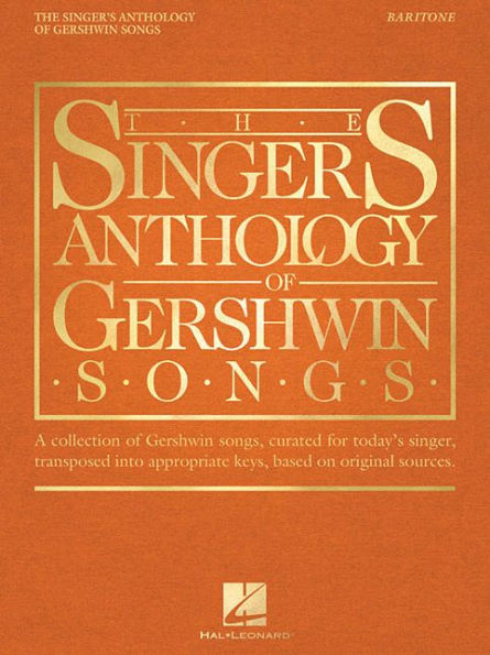 The Singer's Anthology of Gershwin Songs - Baritone