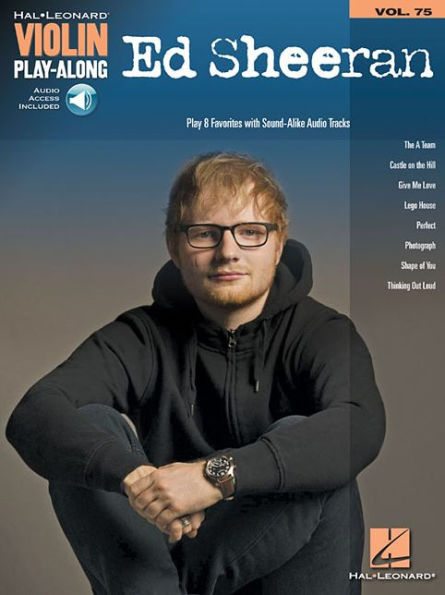 Ed Sheeran - Violin Play-Along Volume 75 Book/Online Audio