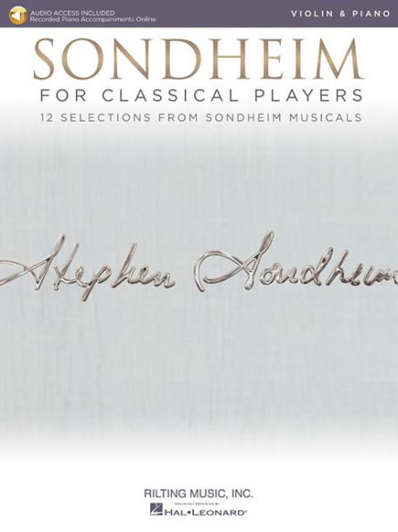 Sondheim for Classical Players: Violin and Piano with Online Accompaniments