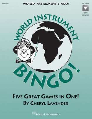 World Instrument Bingo Game By Cheryl Lavender Other Format